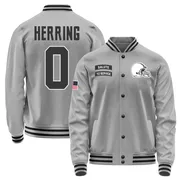 Youth Tyron Herring Cleveland Browns Gray Salute to Service Performance Jacket